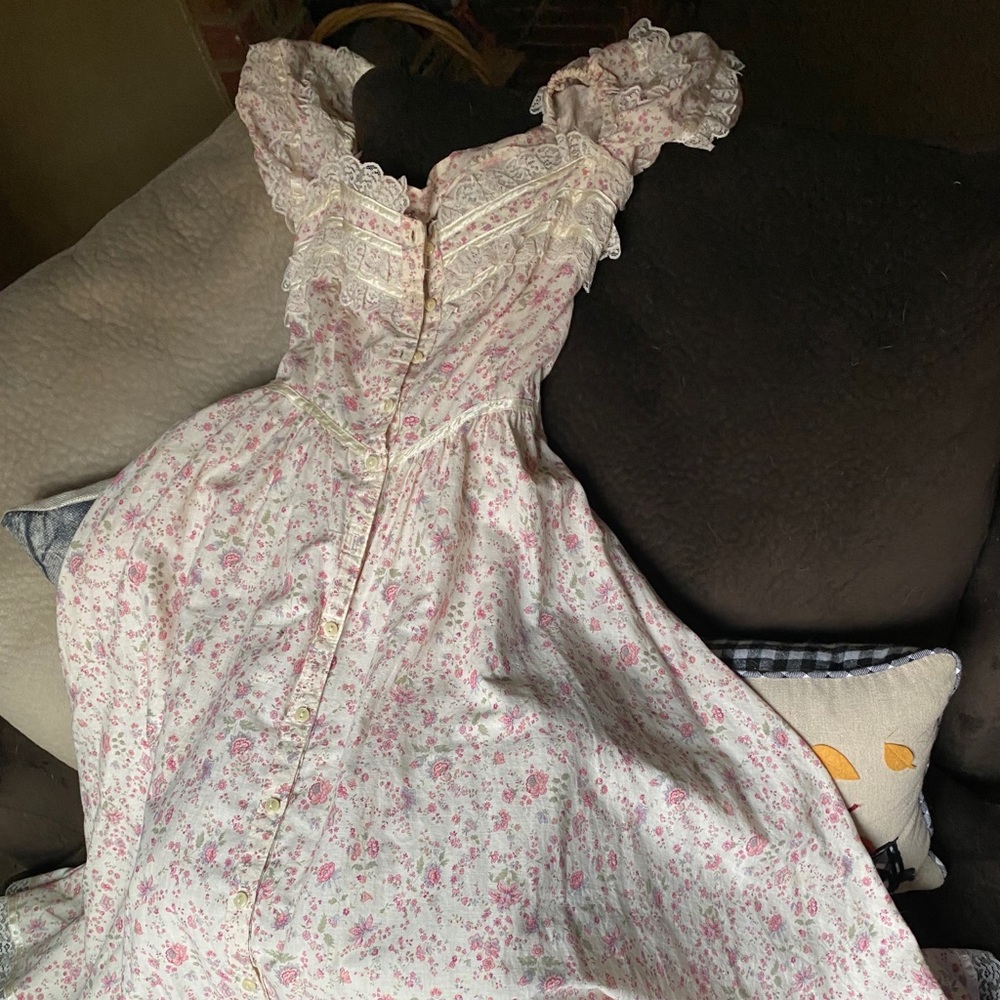 Vintage Gunne Sax Midi Prairie Dress!